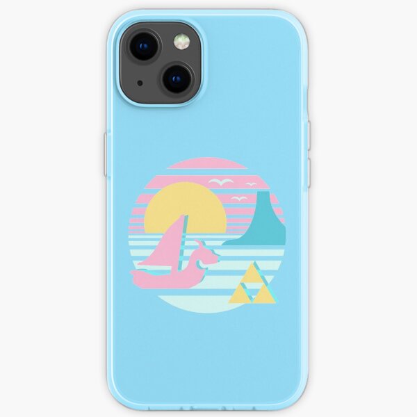 Großer Sonnenuntergang am Meer iPhone Flexible Hülle