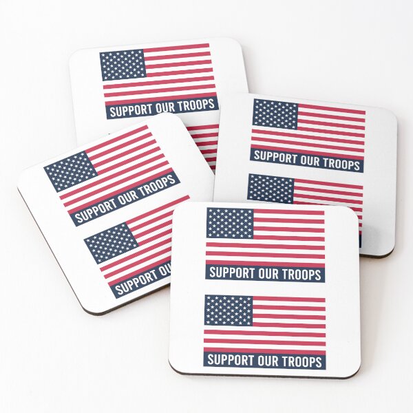 Item preview, USA Flag  Support our troops x 2 designed and sold by dewi5.