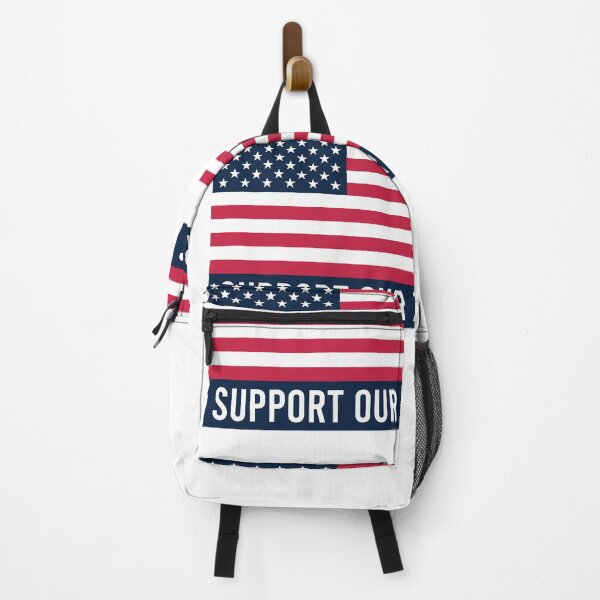 Item preview, USA Flag Support our troops x 2 designed and sold by dewi5.