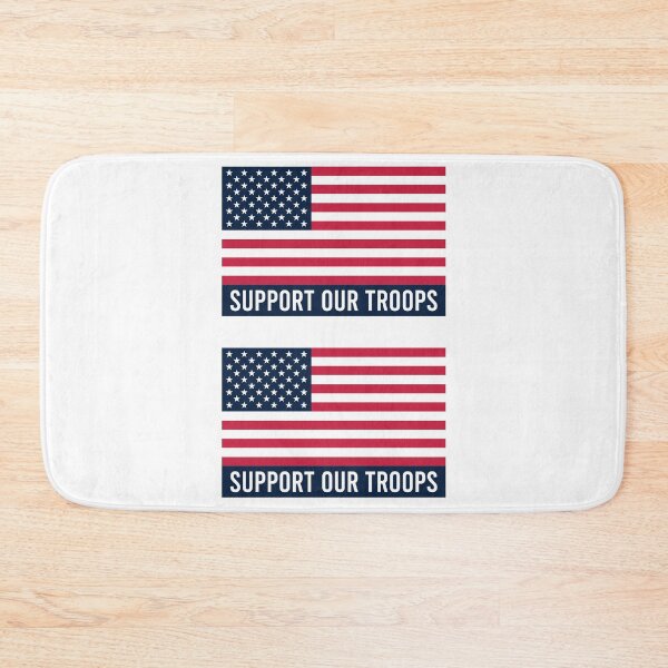 Item preview, USA Flag  Support our troops x 2 designed and sold by dewi5.