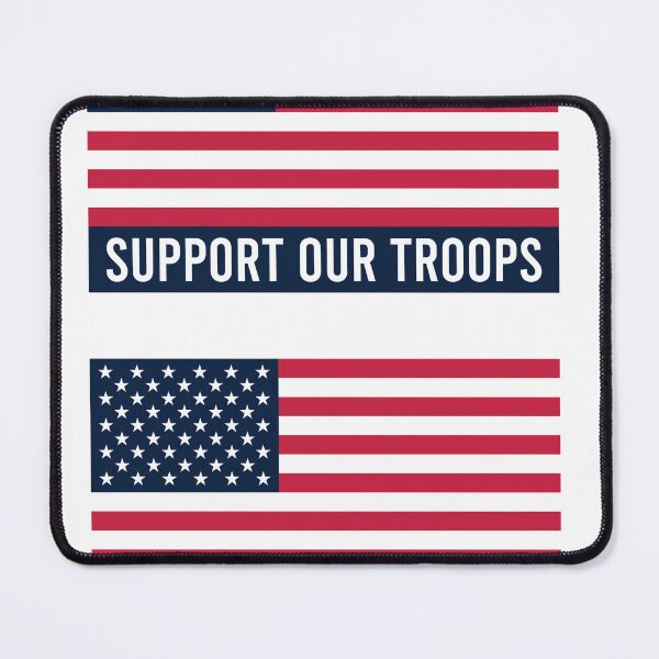Item preview, USA Flag Support our troops x 2 designed and sold by dewi5.