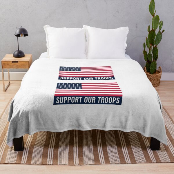 Item preview, USA Flag Support our troops x 2 designed and sold by dewi5.