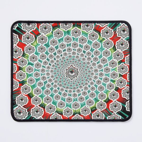 Item preview, Autotelic-BurningEyeVortexBurst-Red designed and sold by Klaus Bremner (Autotelic Art).
