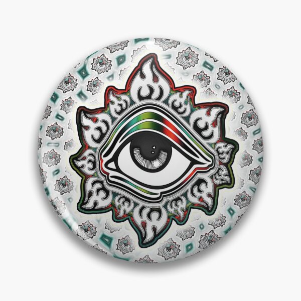 Item preview, Autotelic-BurningEyeVortexBurst-Red designed and sold by Klaus Bremner (Autotelic Art).
