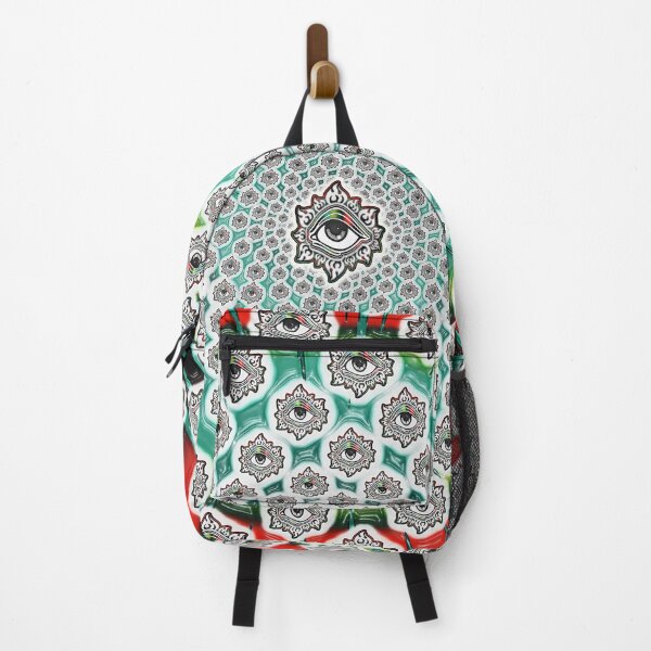 Item preview, Autotelic-BurningEyeVortexBurst-Red designed and sold by Klaus Bremner (Autotelic Art).