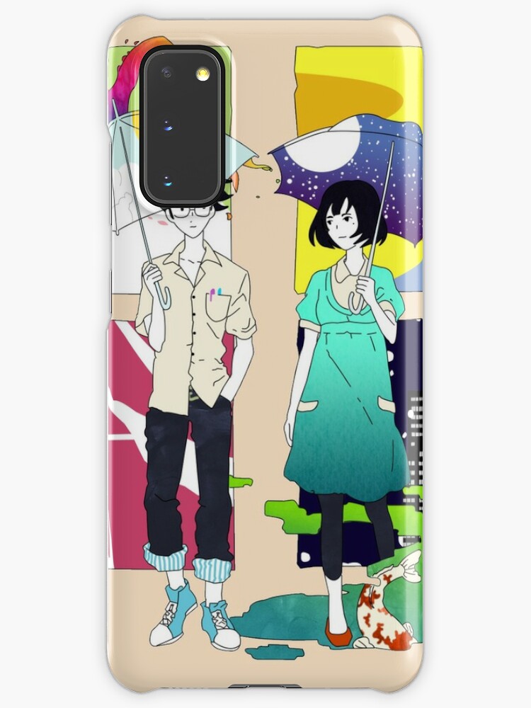 the tatami galaxy protagonist and akashi case skin for samsung galaxy by mile redbubble redbubble