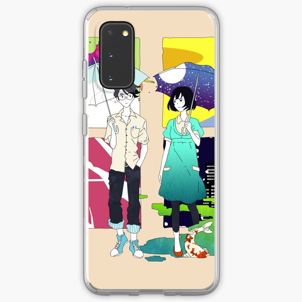 the tatami galaxy protagonist and akashi case skin for samsung galaxy by mile redbubble redbubble