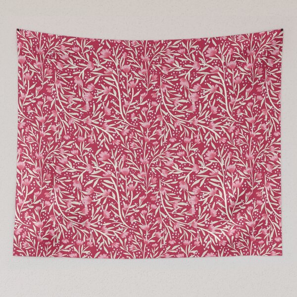 Item preview, Floral and branches in viva magenta designed and sold by tamongg14.