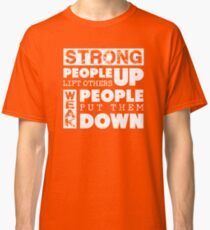 Camiseta clásica Anti-Bullying Levántate a Bullies
