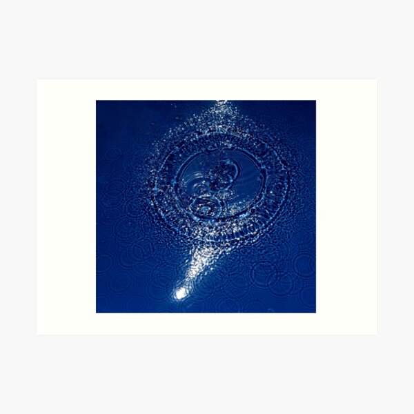Water circles Art Print