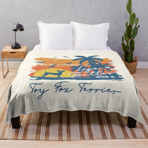 Item preview, Life is Better With Toy Fox Terrier Beach Sunset Retro Vintage designed and sold by rafaeltto.