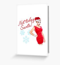 Bianca Del Rio - heute nicht Santa Grußkarte