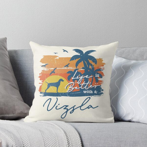 Item preview, Life is Better With Vizsla Beach Sunset Retro Vintage designed and sold by rafaeltto.