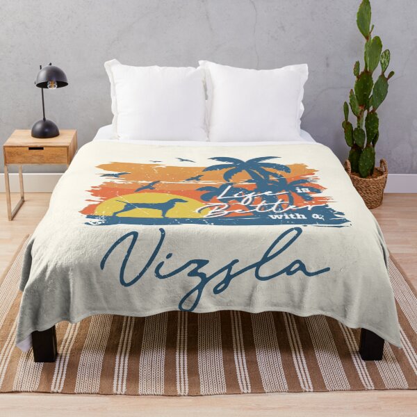 Item preview, Life is Better With Vizsla Beach Sunset Retro Vintage designed and sold by rafaeltto.