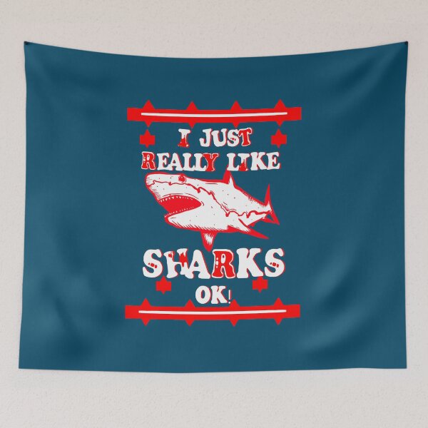 Item preview, I Just Really Like Sharks OK designed and sold by vibeno1.