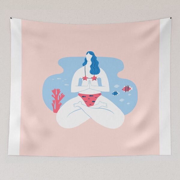Item preview, Yoga Girls 2 The She Lotus Pose designed and sold by Silvia Bettini.