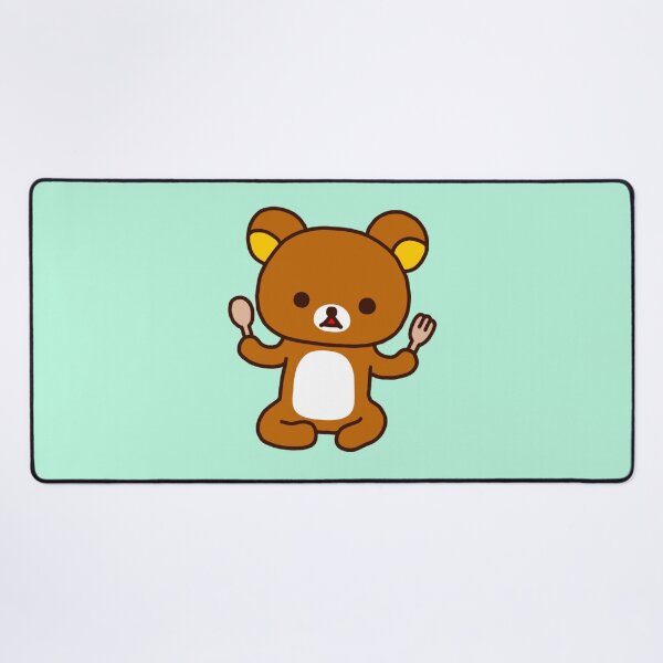 Item preview, Brown Bear Rilakkuma Eating designed and sold by danisacookie.