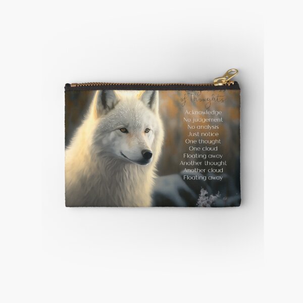 Item preview, Arctic Wolf Guide: Mindfulness of thoughts. Nonjudgement, Acceptance and Acknowledgement designed and sold by Orianah.