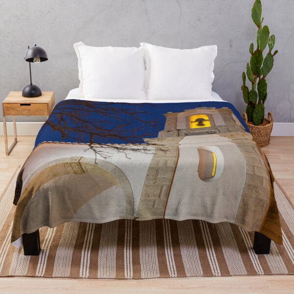 Item preview, Gloriously Lit Blue Hour - Igreja De Santo Antonio in Lagos Portugal designed and sold by Georgia Mizuleva.