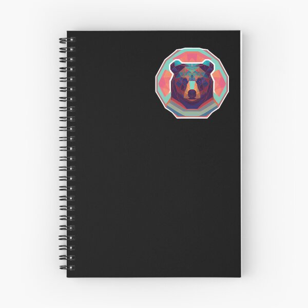 Item preview, Psychedelic Bear Sticker Abstract Design  designed and sold by Litheon.