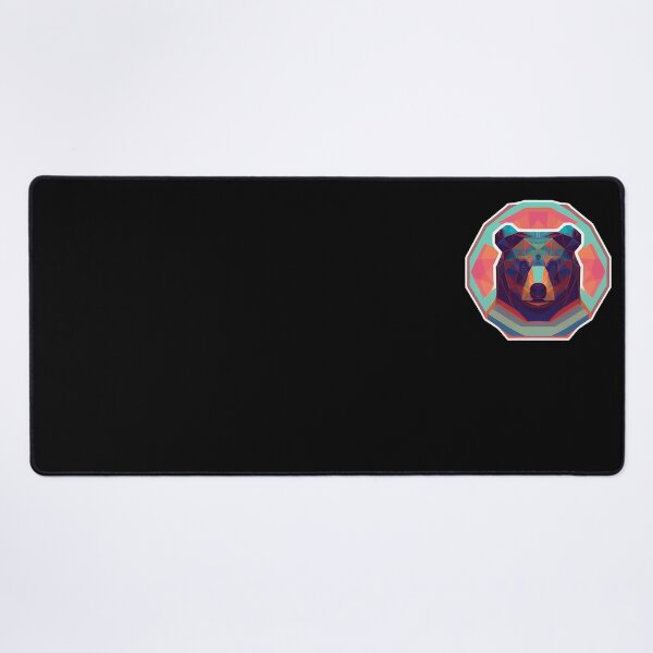 Item preview, Psychedelic Bear Sticker Abstract Design  designed and sold by Litheon.