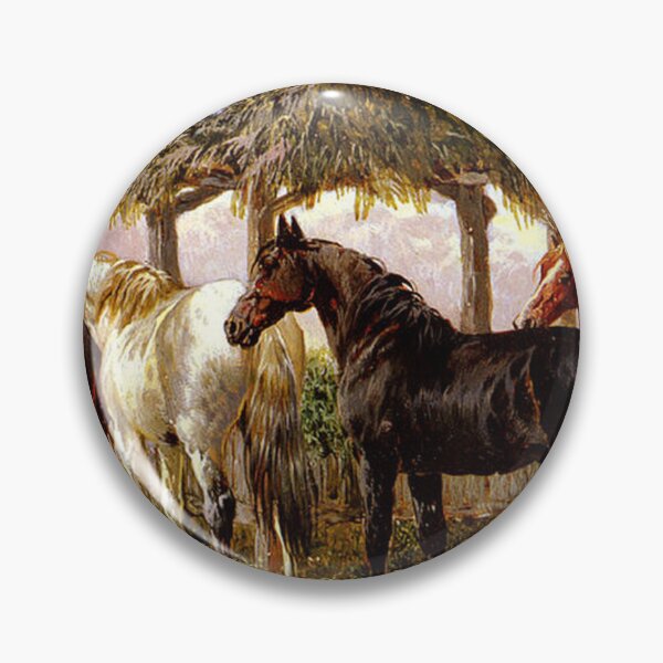 Item preview, John Frederick Herring - Horses and Ducks by a River designed and sold by tomorrowsart.
