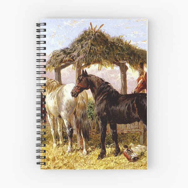 Item preview, John Frederick Herring - Horses and Ducks by a River designed and sold by tomorrowsart.