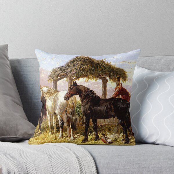 Item preview, John Frederick Herring - Horses and Ducks by a River designed and sold by tomorrowsart.