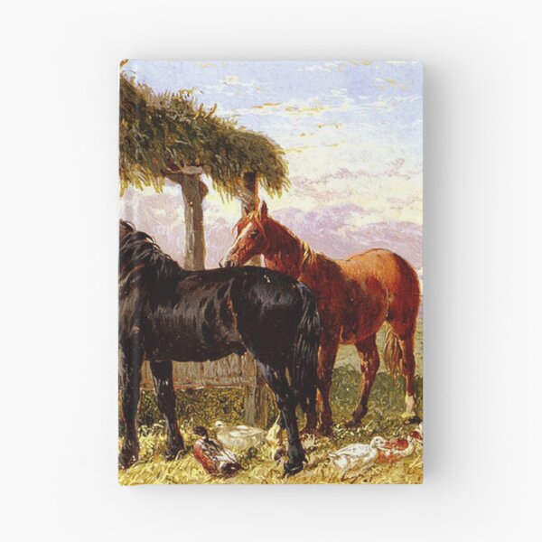 Item preview, John Frederick Herring - Horses and Ducks by a River designed and sold by tomorrowsart.