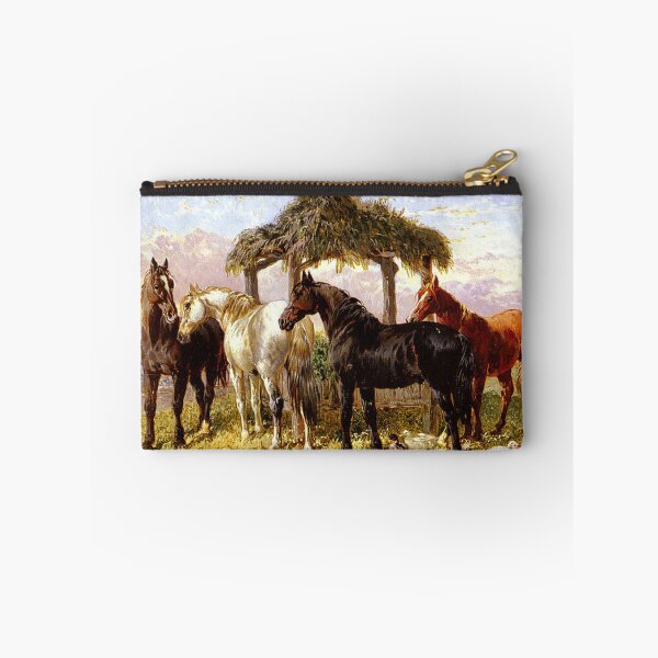 Item preview, John Frederick Herring - Horses and Ducks by a River designed and sold by tomorrowsart.