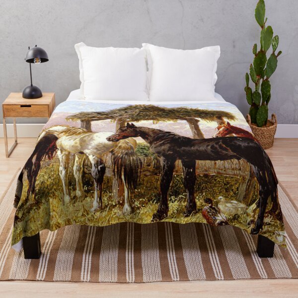 Item preview, John Frederick Herring - Horses and Ducks by a River designed and sold by tomorrowsart.