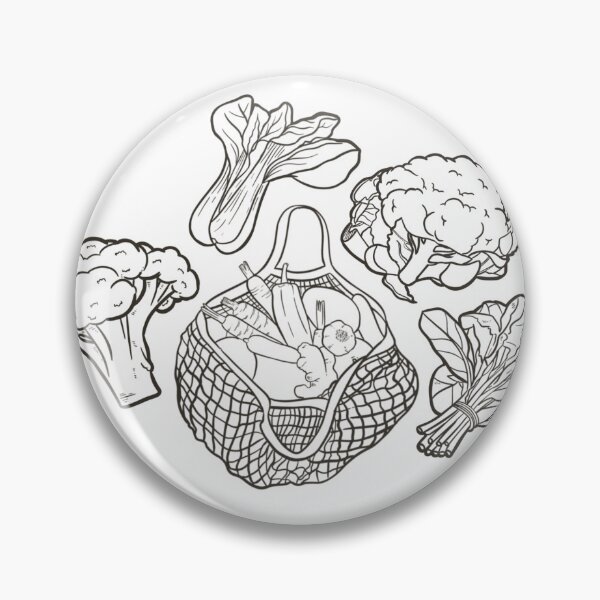 Artikelvorschau, Gemüse-Icon-Set Malvorlagen entworfen und verkauft von HowreSketch.
