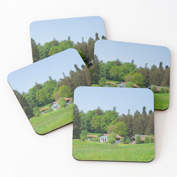 Item preview, Meadow with houses in spring, Seeon-Seebruck, Chiemgau, Upper Bavaria, Bavaria designed and sold by Torsten  Krüger.