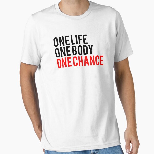 Item preview, One Life One Body One Chance designed and sold by Fitbys.