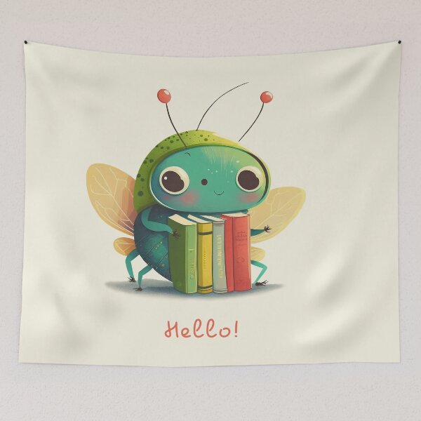 Item preview, Say Hello to the cute friendly bug! designed and sold by FewCaratArt.
