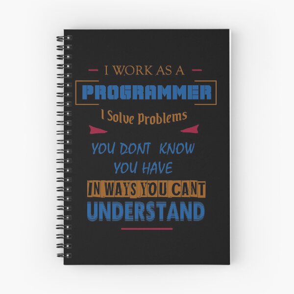 Item preview, I work as a programmer and solve problems designed and sold by NoriTEEs.