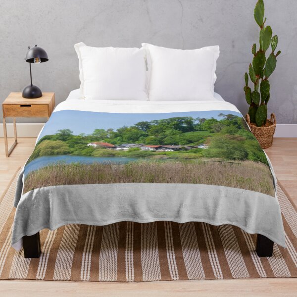 Item preview, Houses and lake, Seeon-Seebruck, Chiemgau, Upper Bavaria, Bavaria designed and sold by Torsten Krüger.