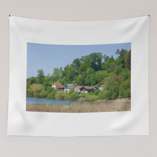 Item preview, Casas y lago, Seeon-Seebruck, Chiemgau, Alta Baviera, Baviera designed and sold by Torsten Krüger.