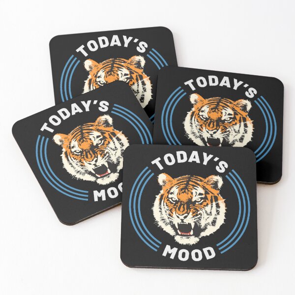 Item preview, Annoyed Tiger Today's Mood Angry Animal designed and sold by Zagach Letters.