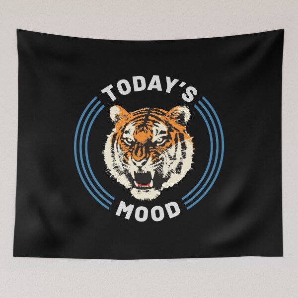 Item preview, Annoyed Tiger Today's Mood Angry Animal designed and sold by Zagach Letters.