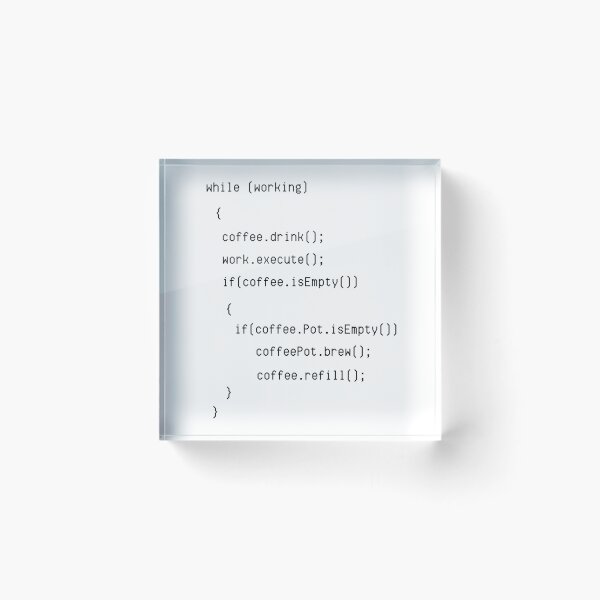 Item preview, Programmer coffee - computer code designed and sold by Jawoahl.