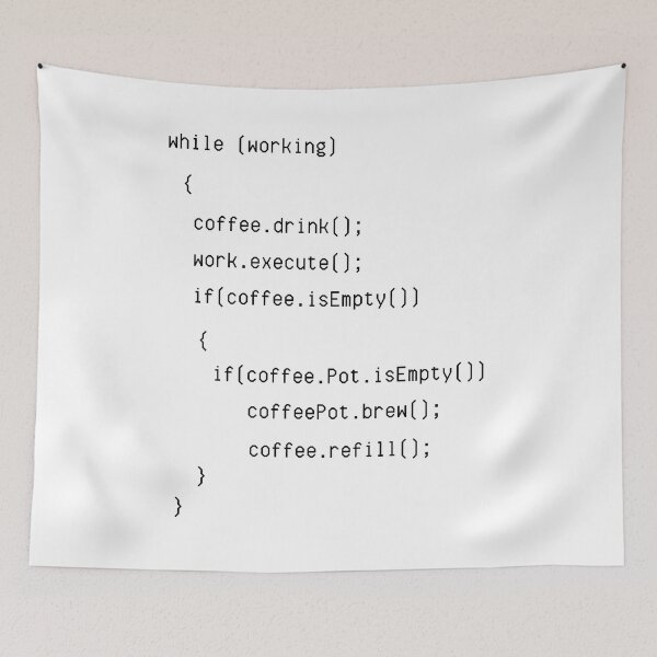 Item preview, Programmer coffee - computer code designed and sold by Jawoahl.