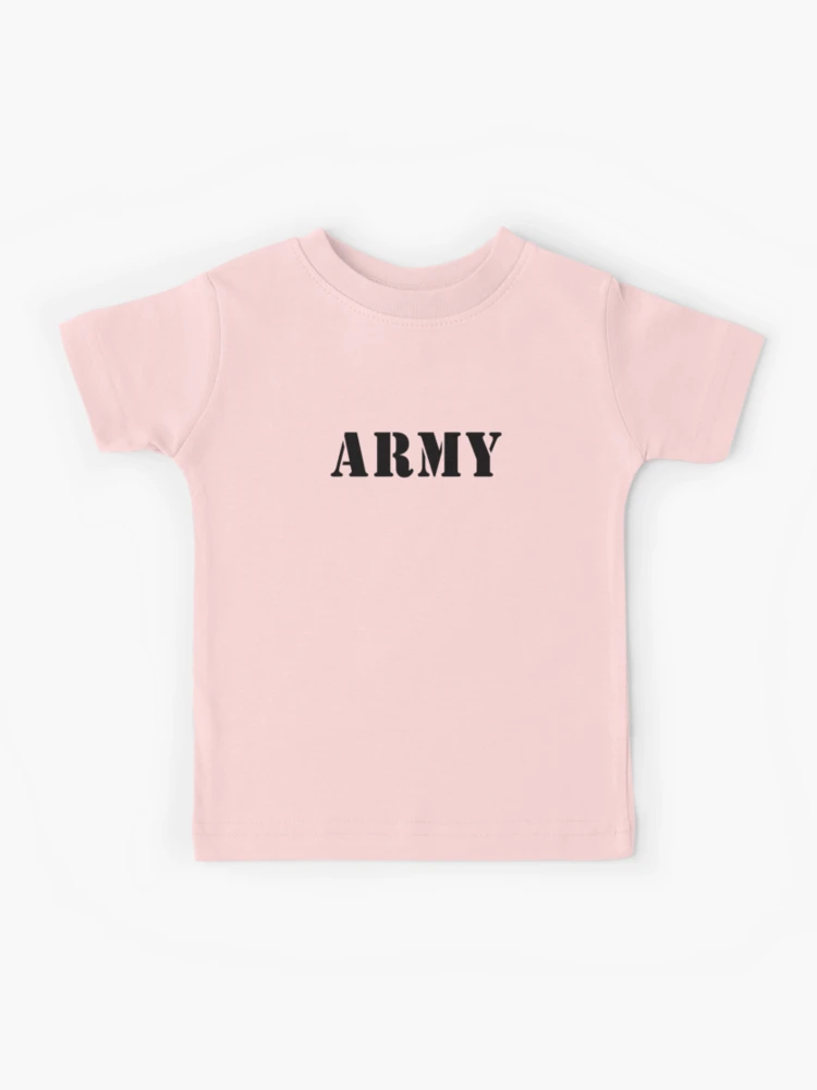 pink army t shirt