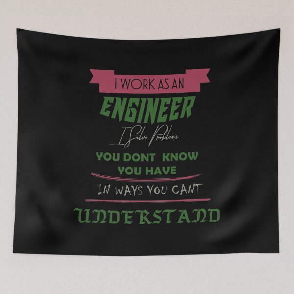 Item preview, I AM ENGINEER [ENGINEER] - I solve problems designed and sold by NoriTEEs.