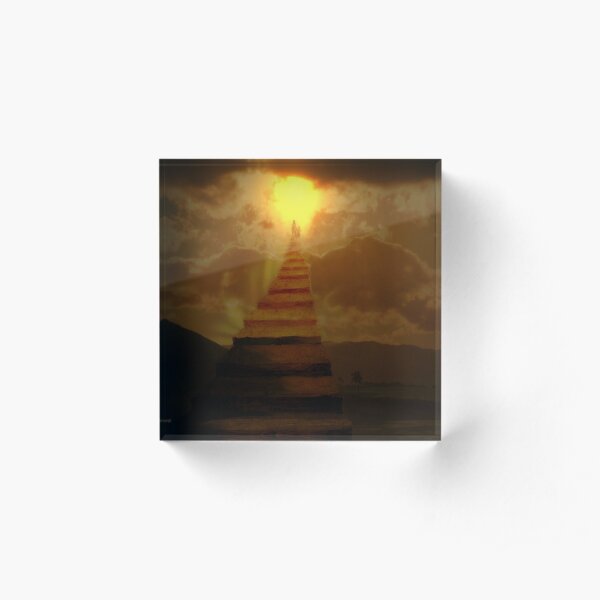 Stairway to heaven Acrylic Block