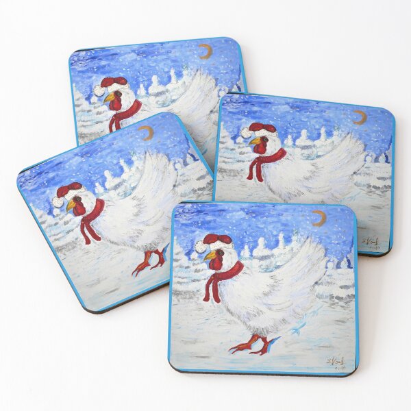 Item preview, The Christmas Chicken designed and sold by susannvoelske.