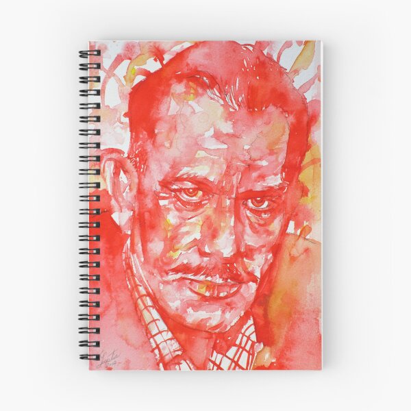 Item preview, JOHN STEINBECK - watercolor portrait .1 designed and sold by lautir.