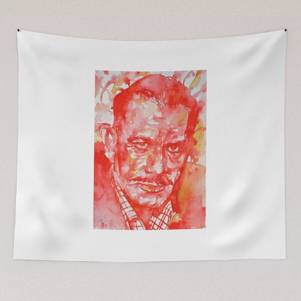 Item preview, JOHN STEINBECK - watercolor portrait .1 designed and sold by lautir.