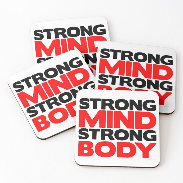 Item preview, Strong Mind Strong Body | Fitness Slogan designed and sold by Fitbys.