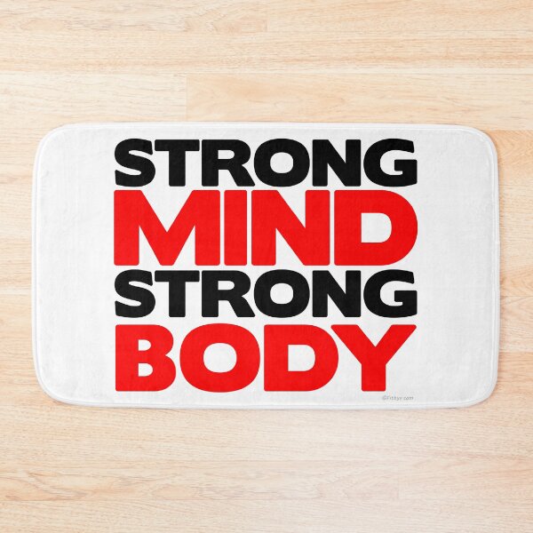 Item preview, Strong Mind Strong Body | Fitness Slogan designed and sold by Fitbys.